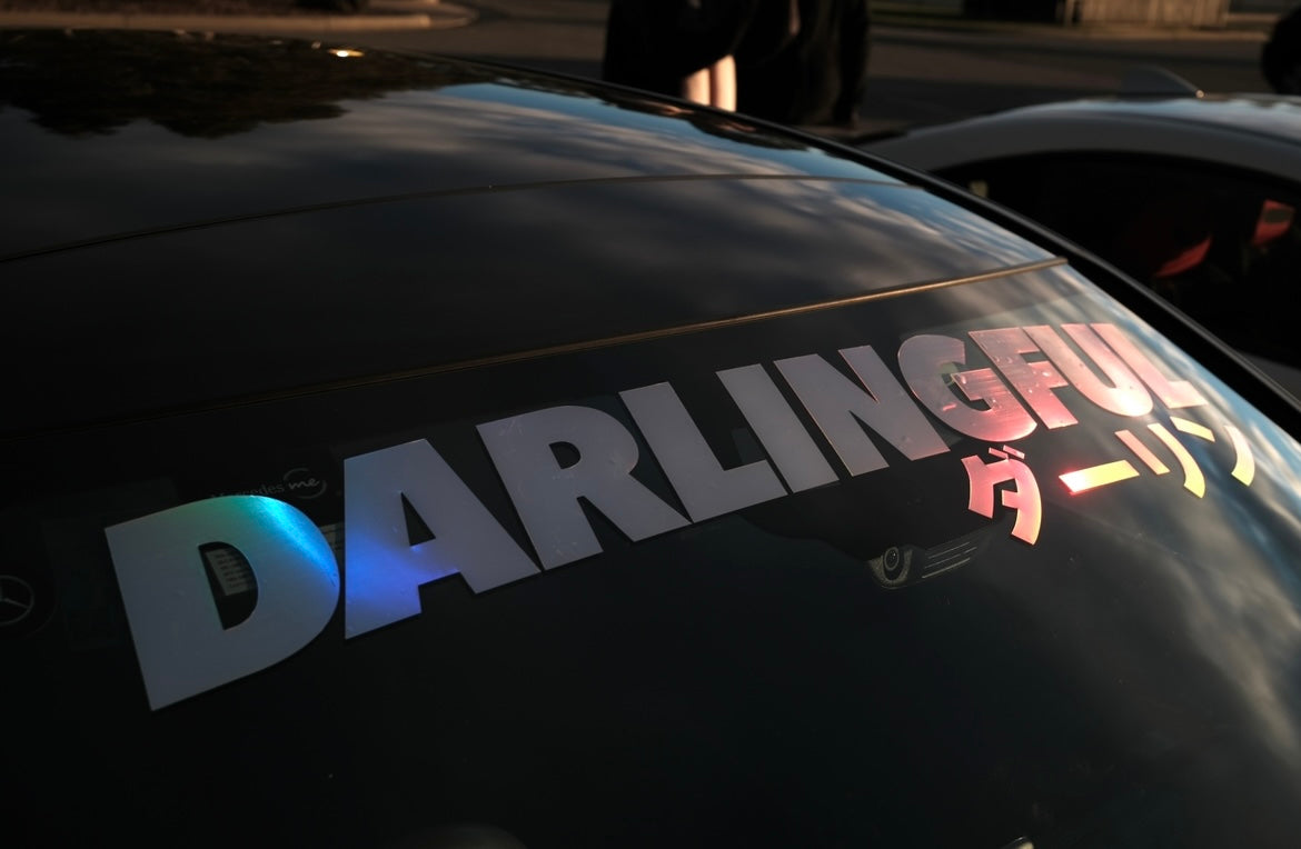 ‘Darlingful’ Holographic Windshield Banner