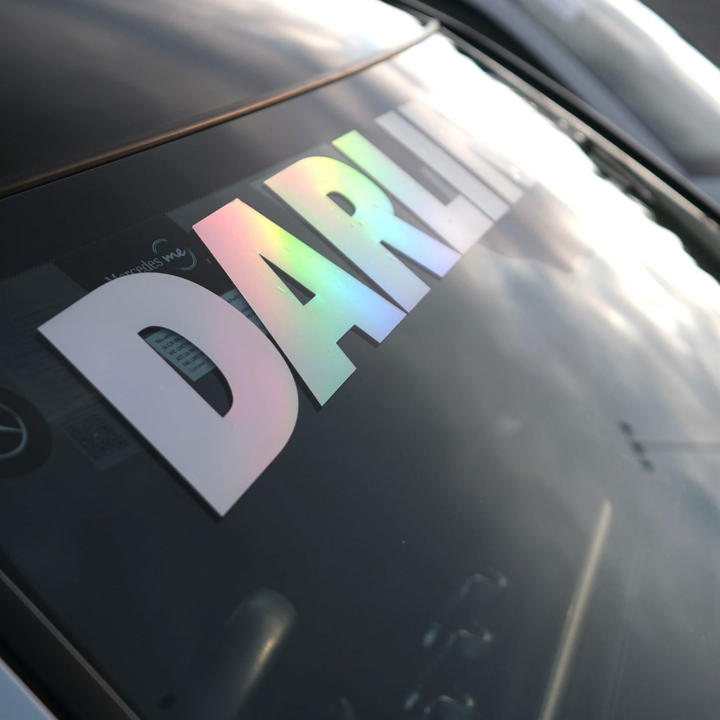 ‘Darlingful’ Holographic Windshield Banner