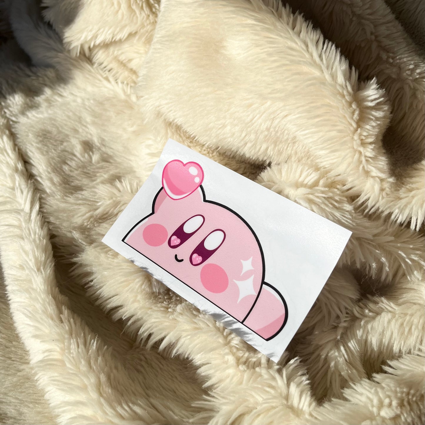 Pink Puffball Peeker