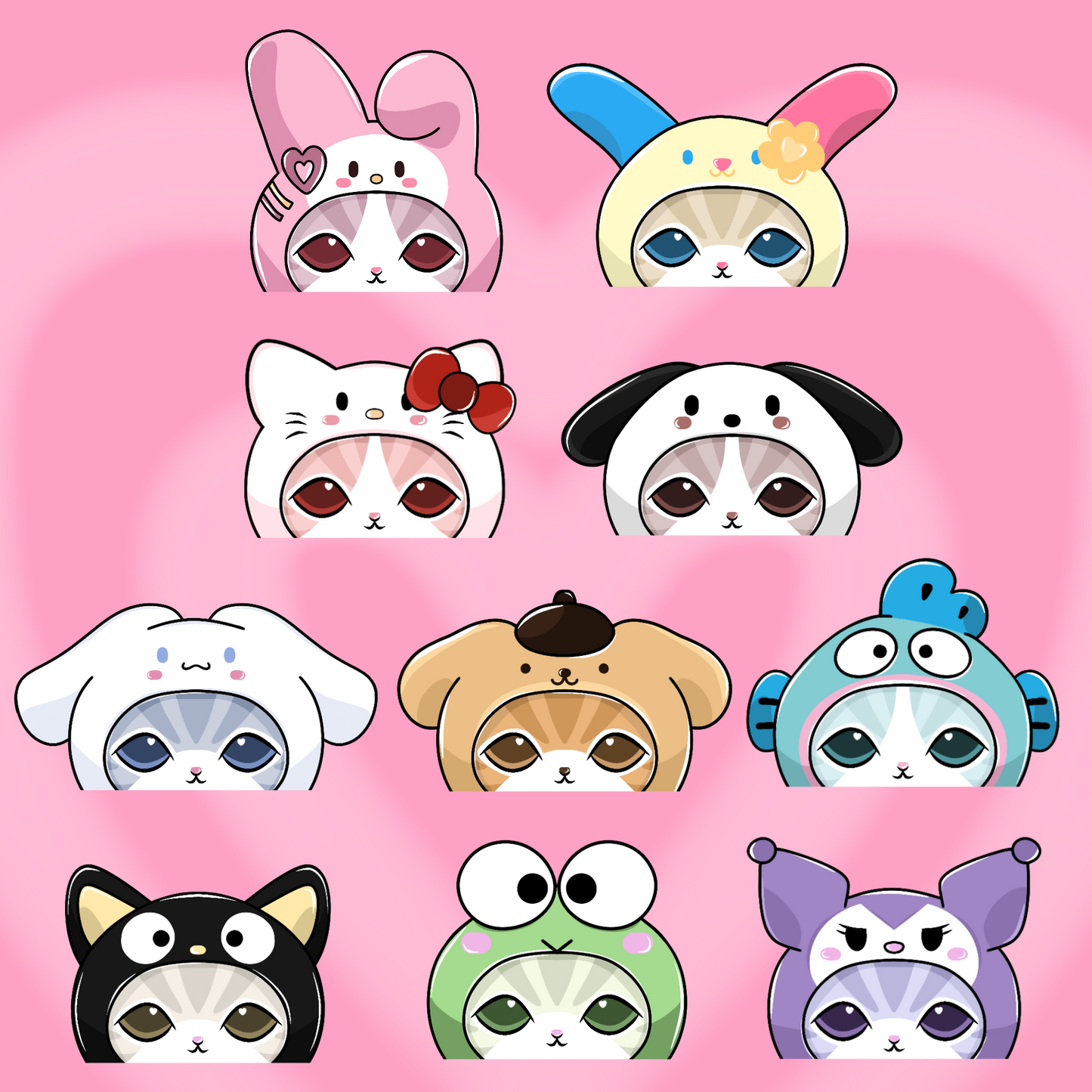Mofu x Kitty & Friends Bundle