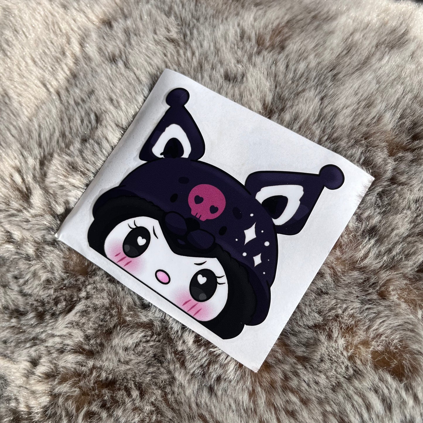 Fluffy Kuromi Peeker