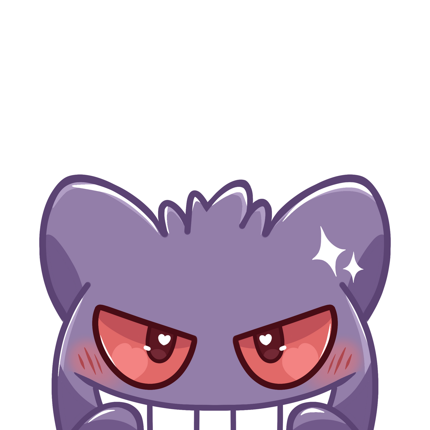 Purple Ghost Peeker