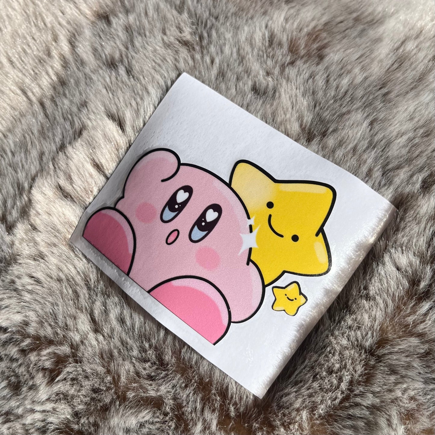 Pink Puffball Star Peeker