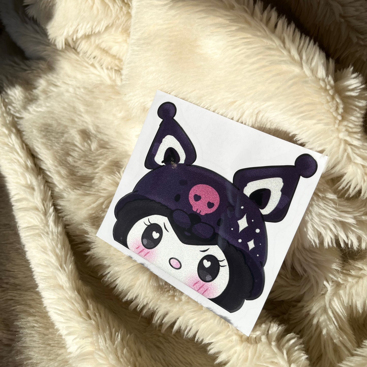 Fluffy Kuromi Peeker