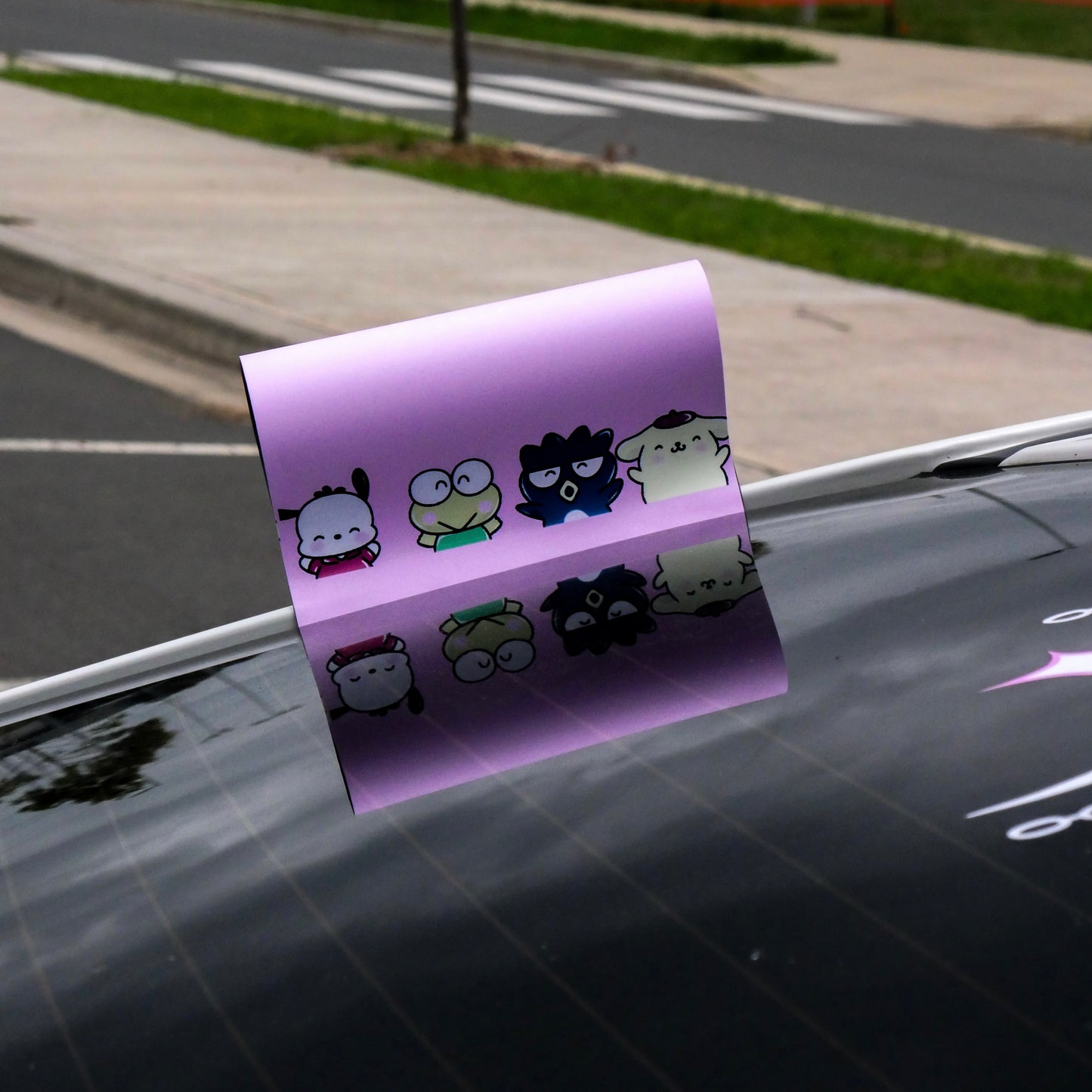 Hi Kitty & Friends Car Tag