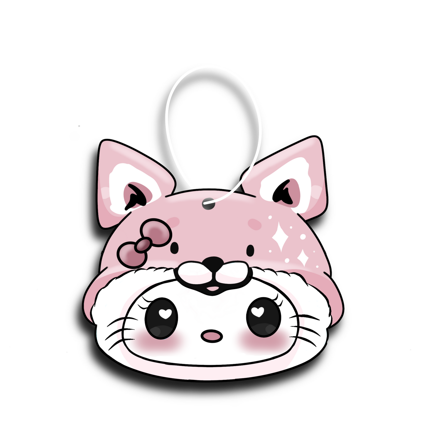 Fluffy Hello Kitty Air Freshener