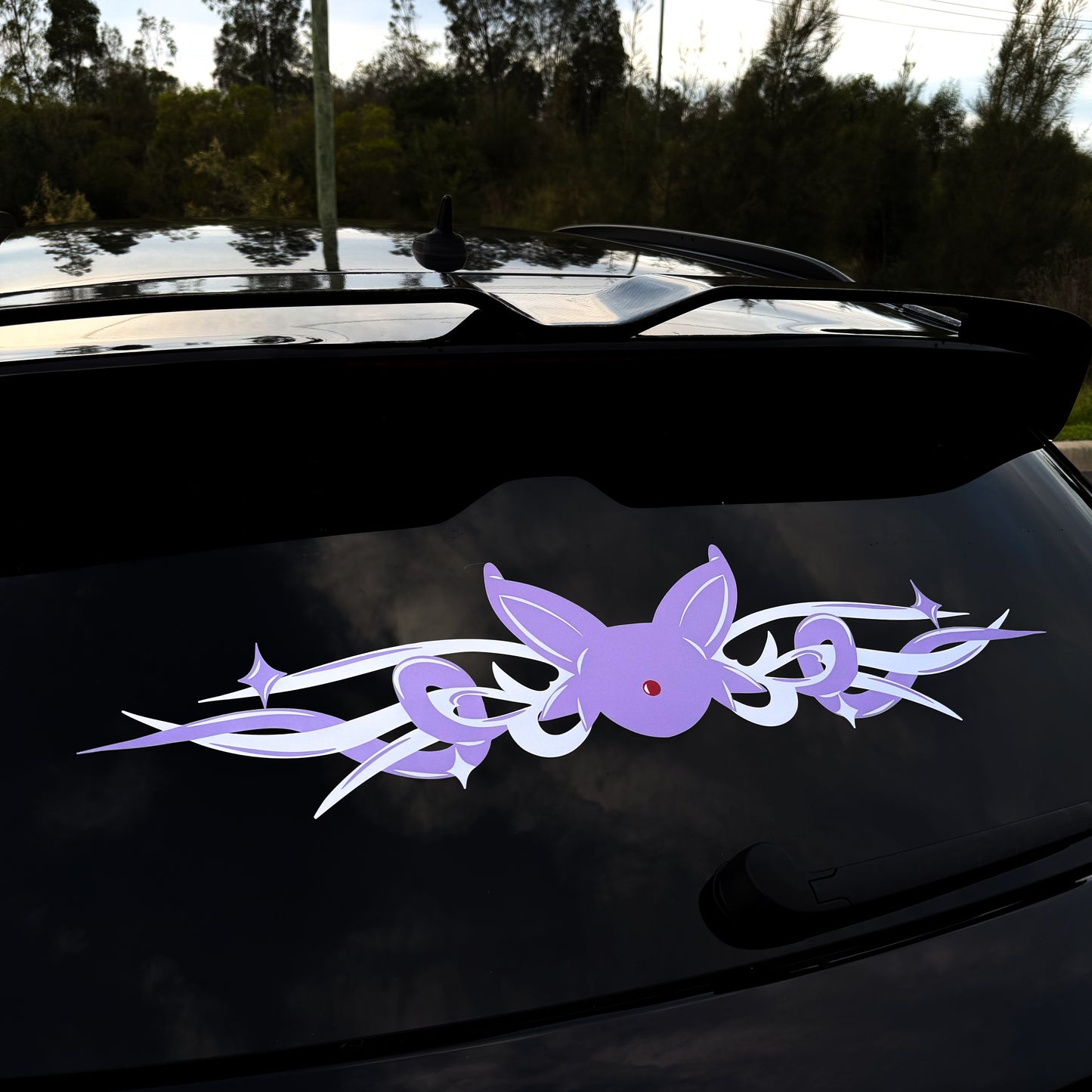 Cyber Magic Cat Decal