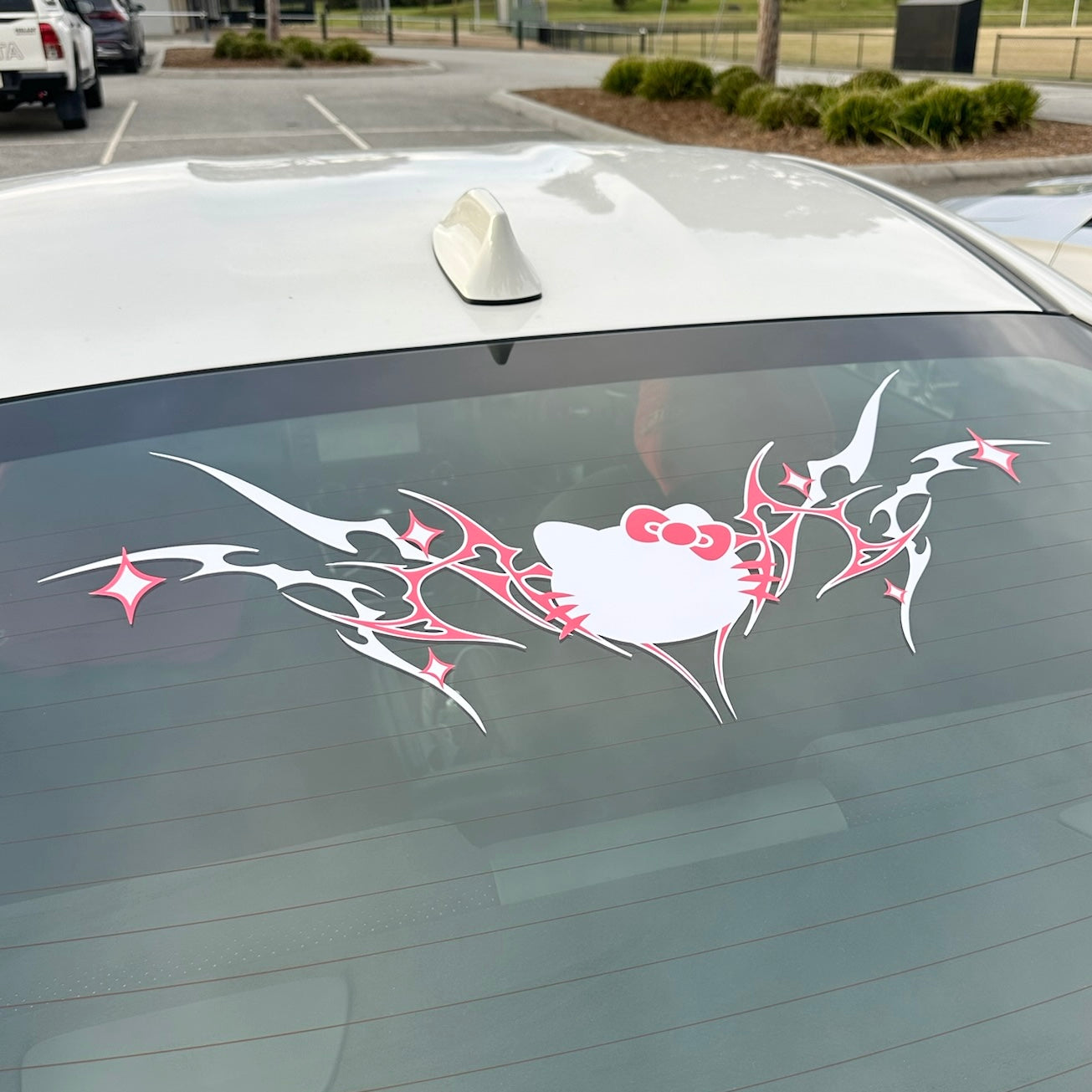 Cyber Hello Kitty Decal