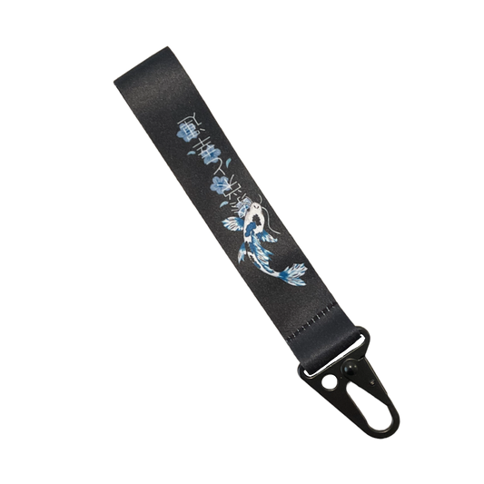 Blue Koi Fish Wrist Strap