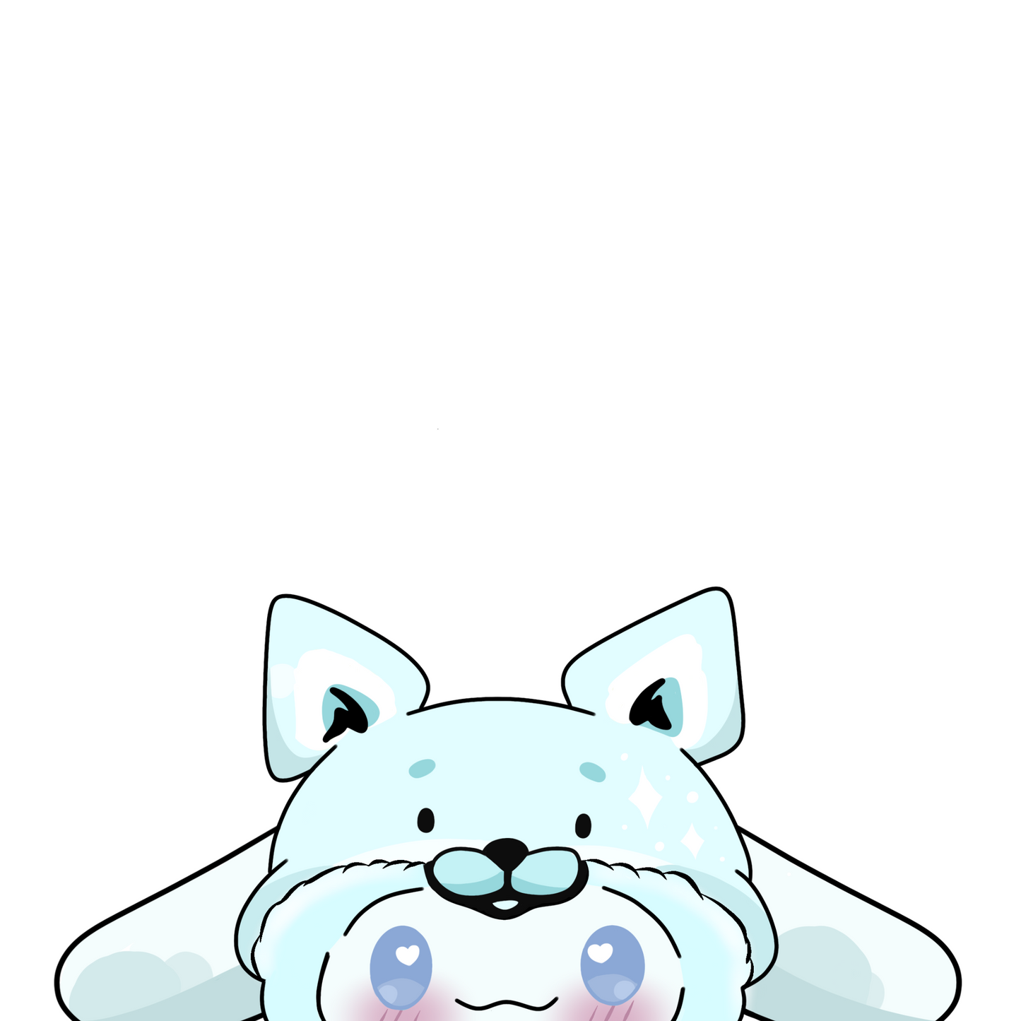 Fluffy Cinnamoroll Peeker