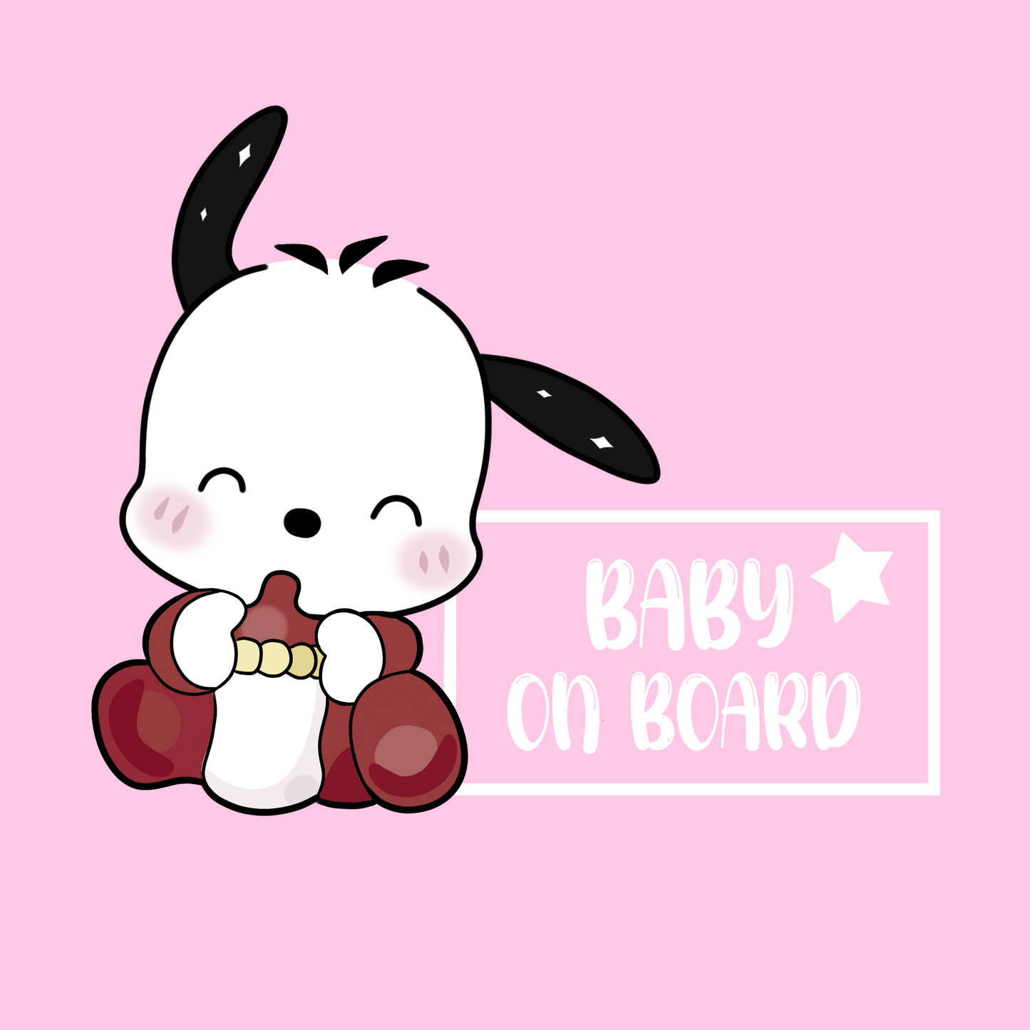 ‘Pochacco’ Baby on Board