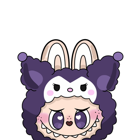 Kuromi Labubu Peeker