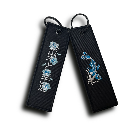 Blue Koi Fish Jet Tag