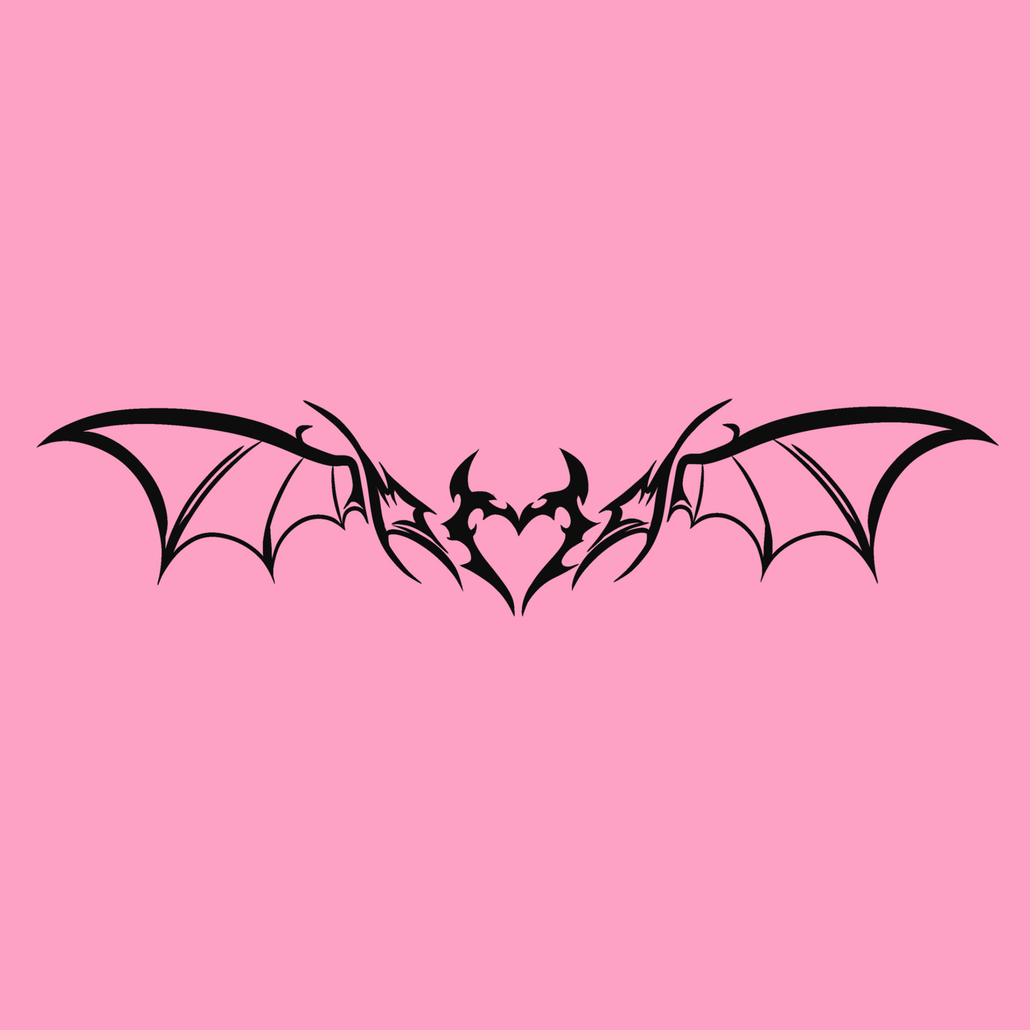 Black Shadowheart Cyber Decal