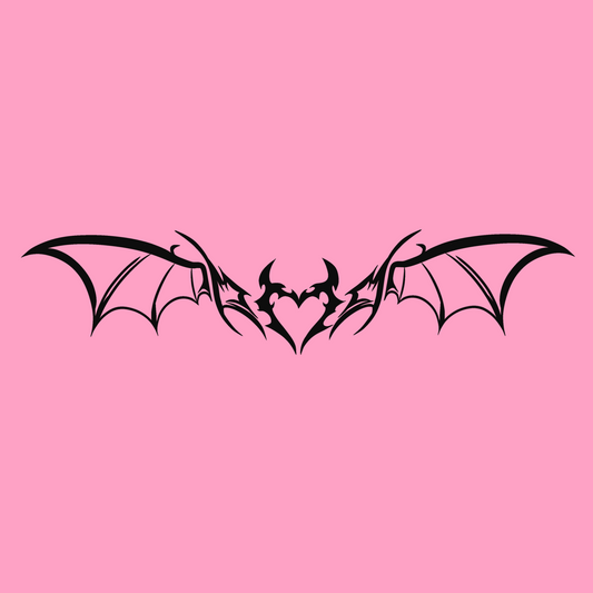 Black Shadowheart Cyber Decal