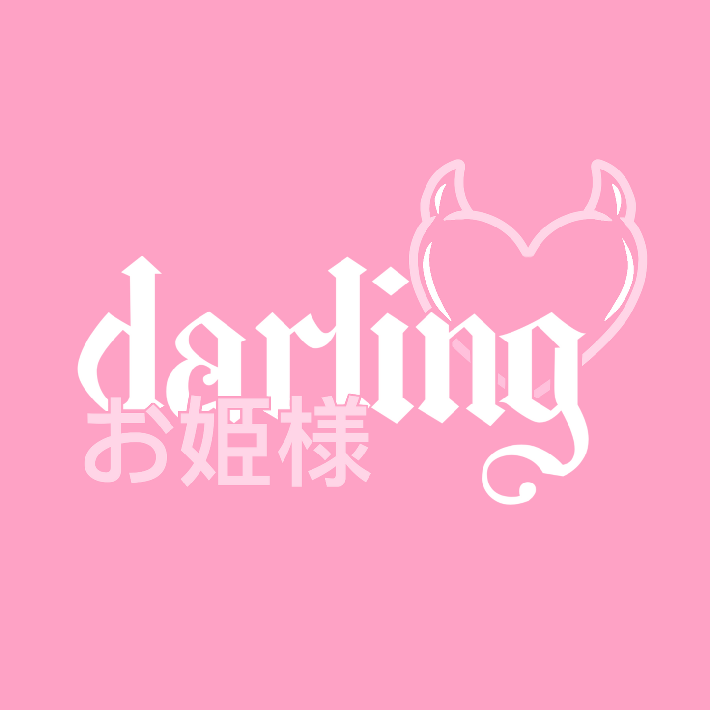 'Darling' Die-cut