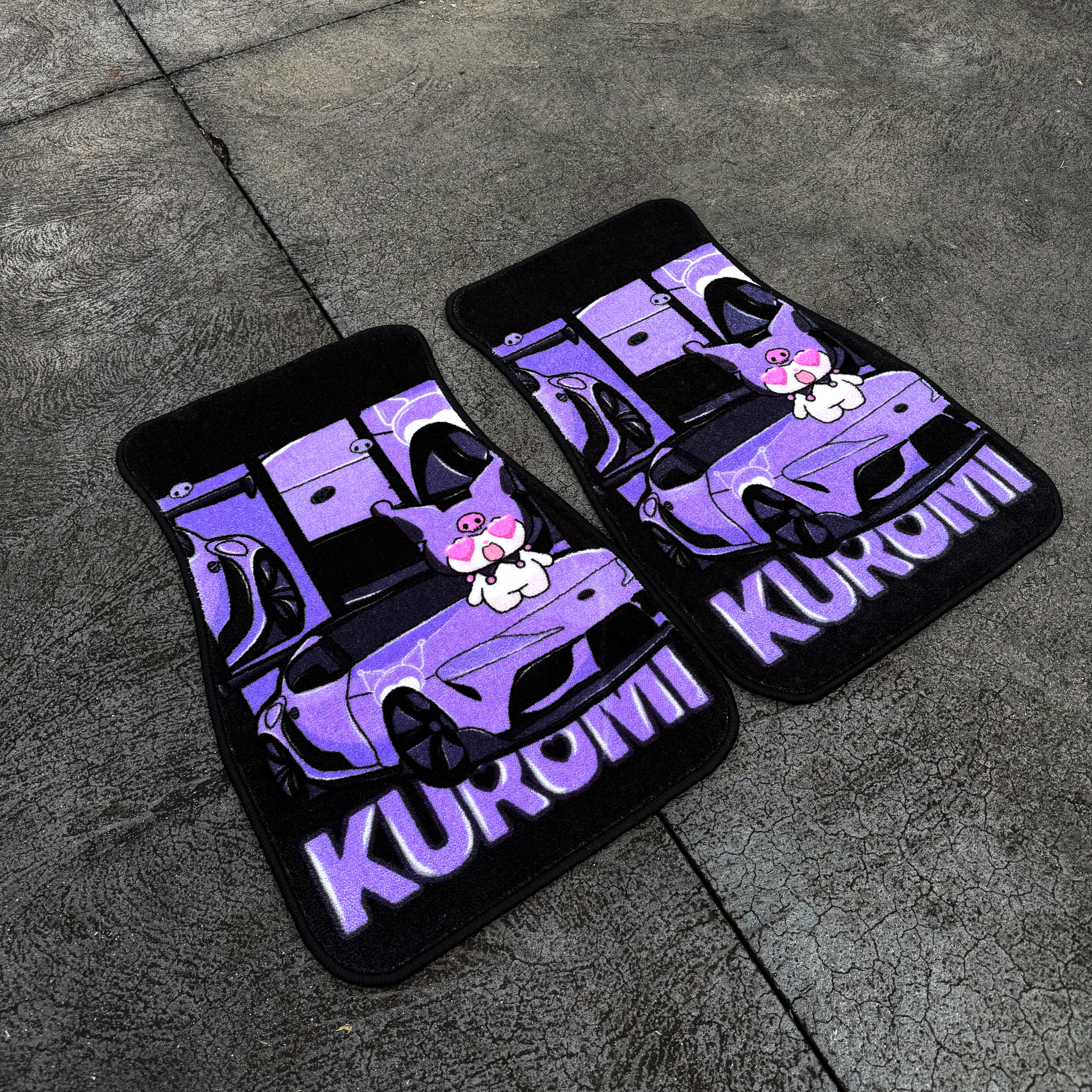 くるみガーランド Racer Kuro Car Mat – darlingful