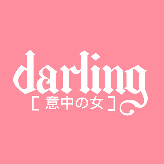 ‘Darling’ die-cut